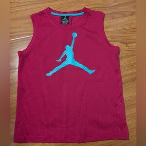 Nike Air Jordan Girls Mesh Tank Top Jersey Youth Size M